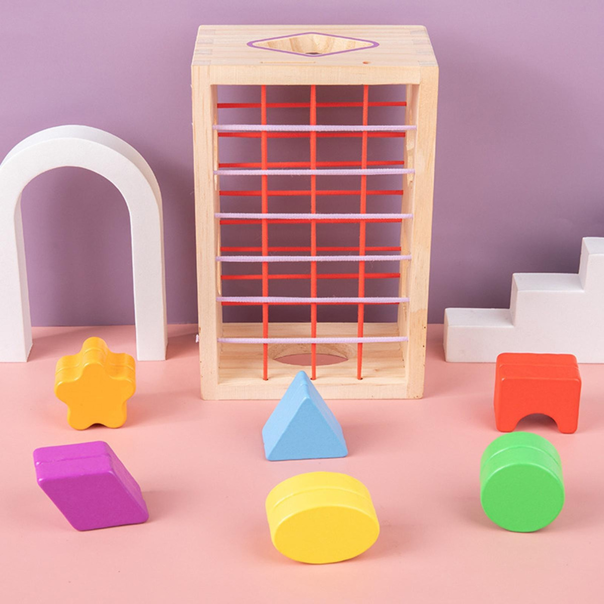 Caixa Sensorial Montessori Cor Cognição Sensorial - Imagem 7