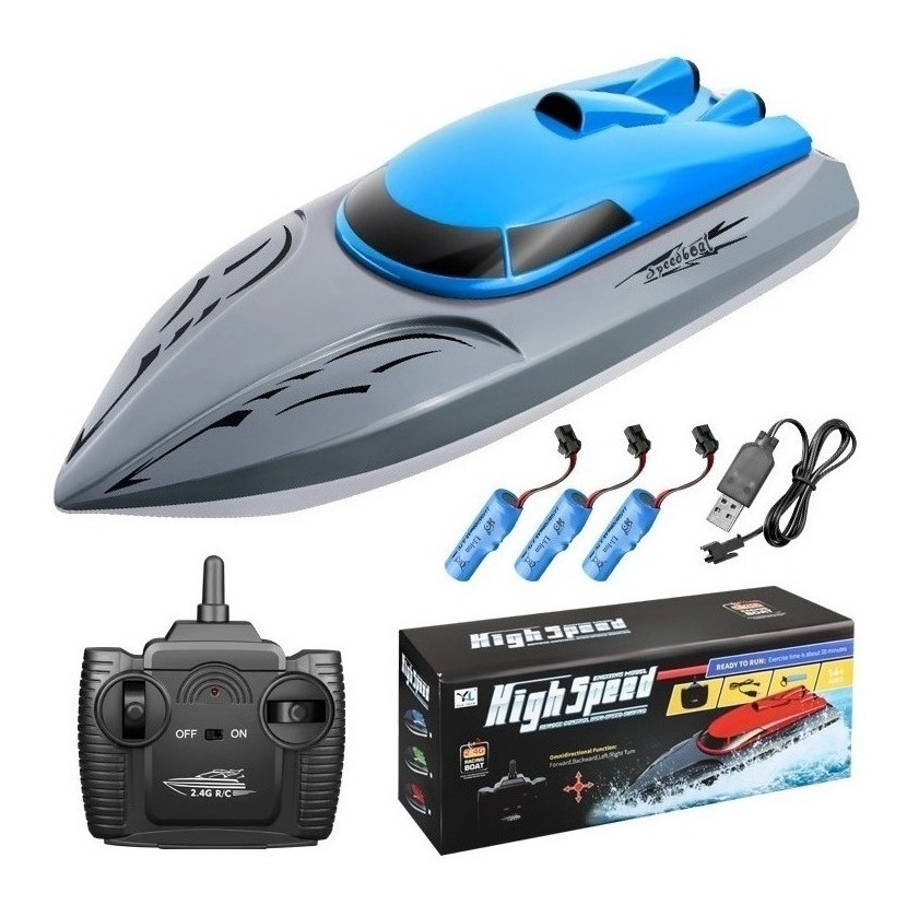 2.4g Rc Barco Elétrico Infantil Brinquedos Lancha - Imagem 11