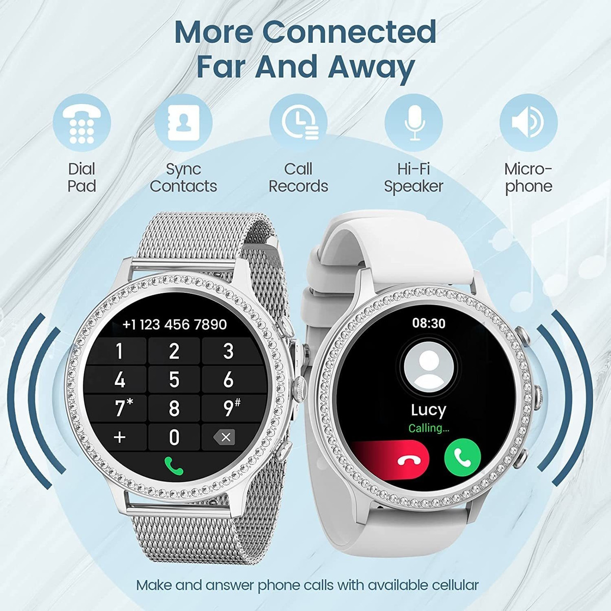 Relógios Inteligentes Para Mulheres Fitness Tracker - Imagem 12