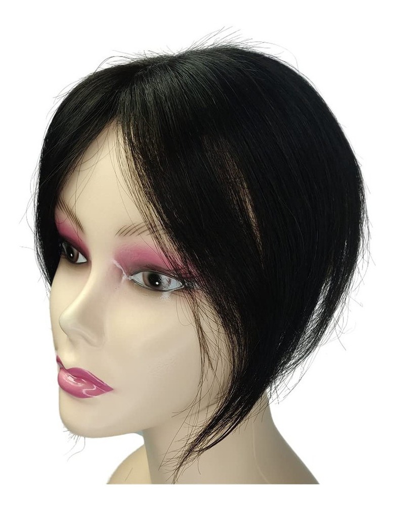 Peruca De Cabelo Humano Topper, Moldada Na Frente E - Imagem 9