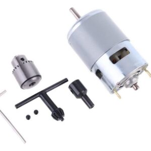 775 Motor Dc 12-24v Furadeira Elétrica Com Mandril De Broca