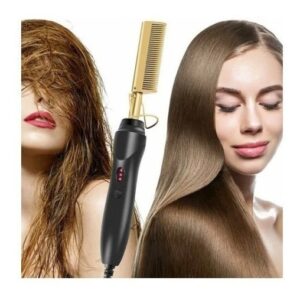 Pente Quente Elétrico Alisador Cabelo Crespo Chapinha Antiga
