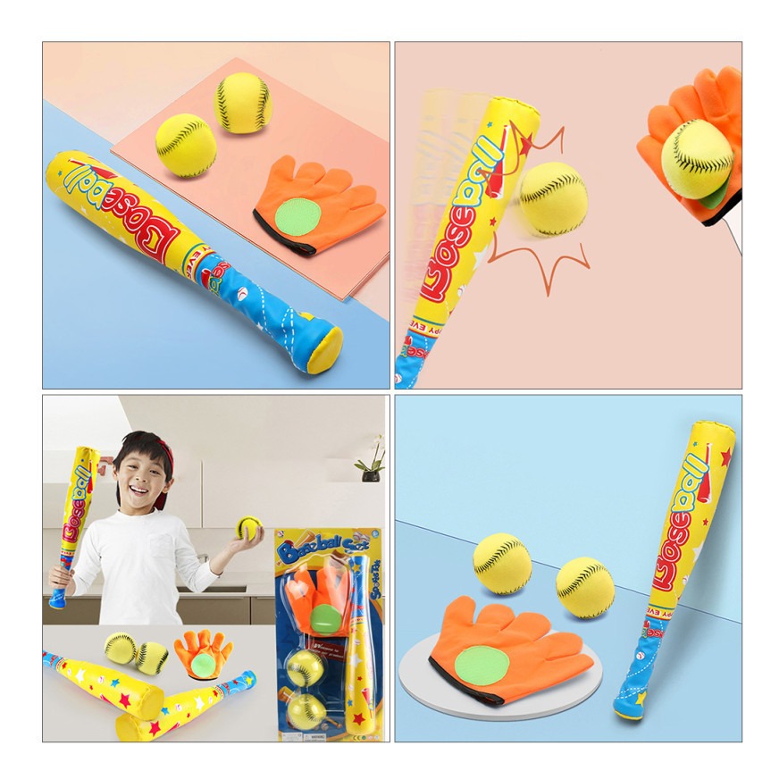 Conjunto De Brinquedos De Beisebol Infantil Para Esportes Ao - Imagem 6
