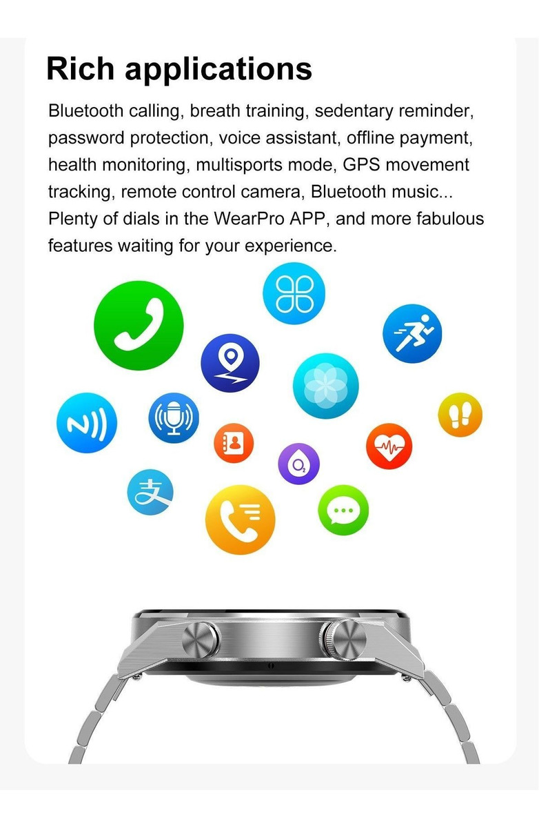 Smartwatch Para Homens Mulheres Tracker Fitness - Imagem 4