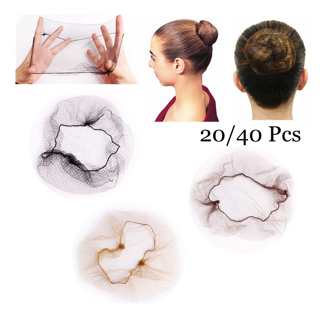 Rede De Peruca De Malha Fina Invisible Hair Nets Bun Coverne - Imagem 6