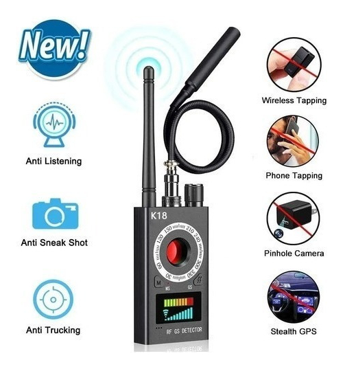 Detector Gps Detector De Sinal Rf Localizador De Câmera