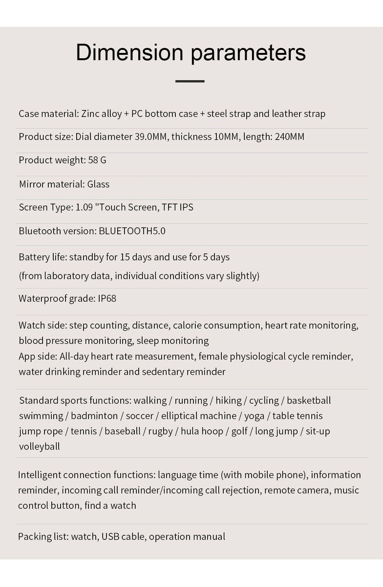 Smartwatch Para Mulheres Ladies Sports Fitness Trac - Imagem 9