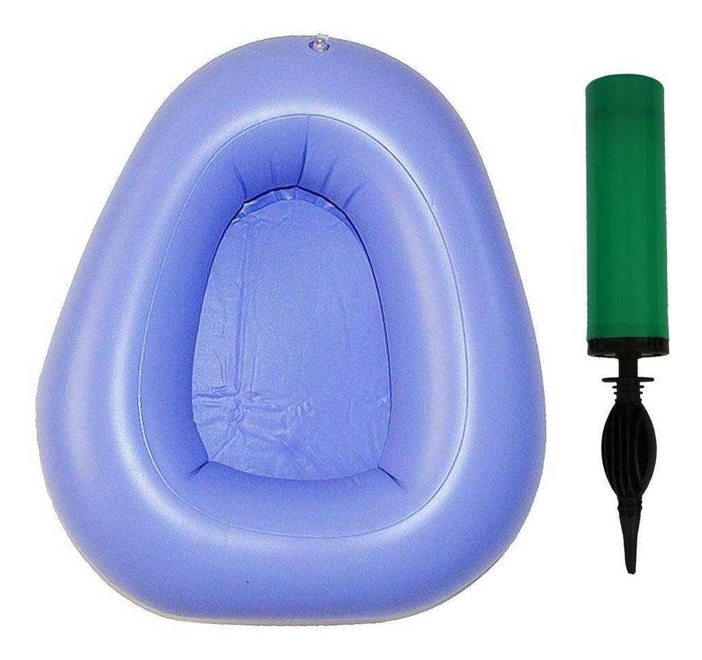 2x Banheira Inflável Penico Com Inflador Mictórios De - Imagem 2