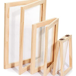 Kit De Tela Para Fabricação De Moldes De Papel De Madeira De