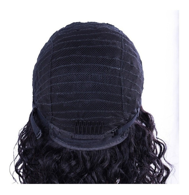 Peruca De Cabelo Humano Natural Com Onda De Água De 35cm - Imagem 8