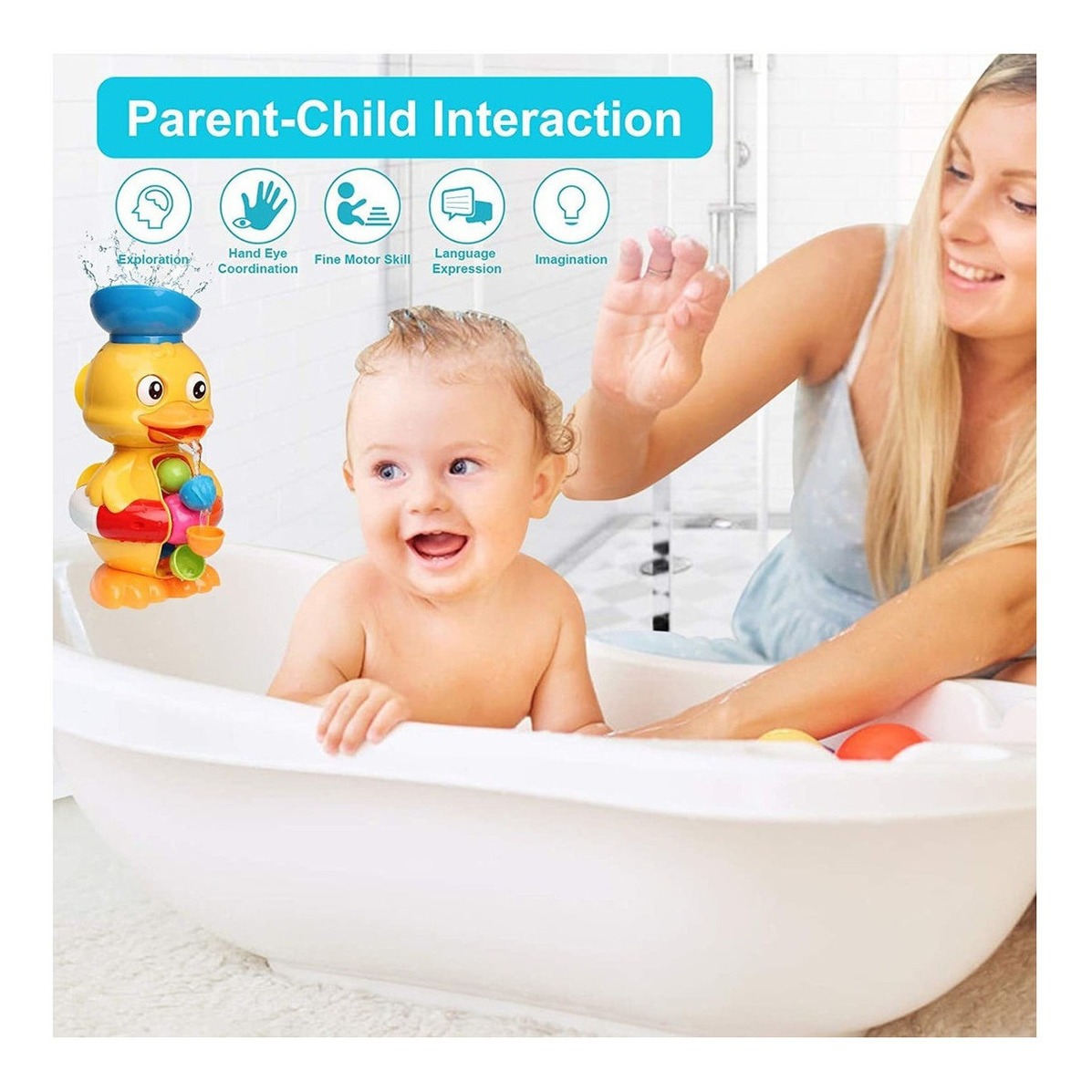 Lazhu Brinquedos De Banheira De Banho Para Crianças - Imagem 5