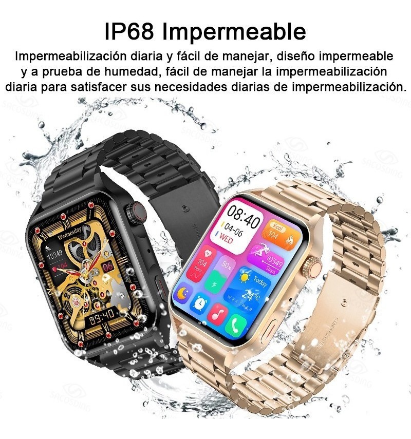 Relógio Inteligente Amoled Nfc Bluetooth Chamada Homem - Imagem 10