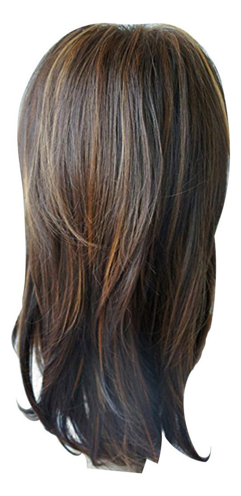 Perucas Cabelo Encaracolado Misturado Cores Sintécos 65cm - Imagem 3