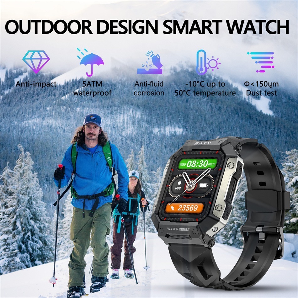 Smartwatch Masculino Ip68 Impermeável Esportivo Relógio Inte - Imagem 8
