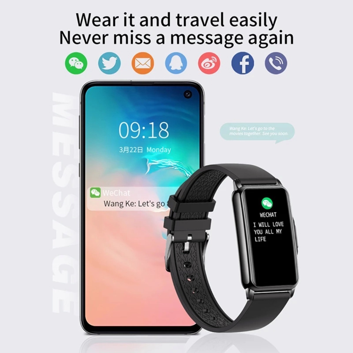 Senhoras Bluetooth Esportes Smartwatch Para Xiaomi - Imagem 23