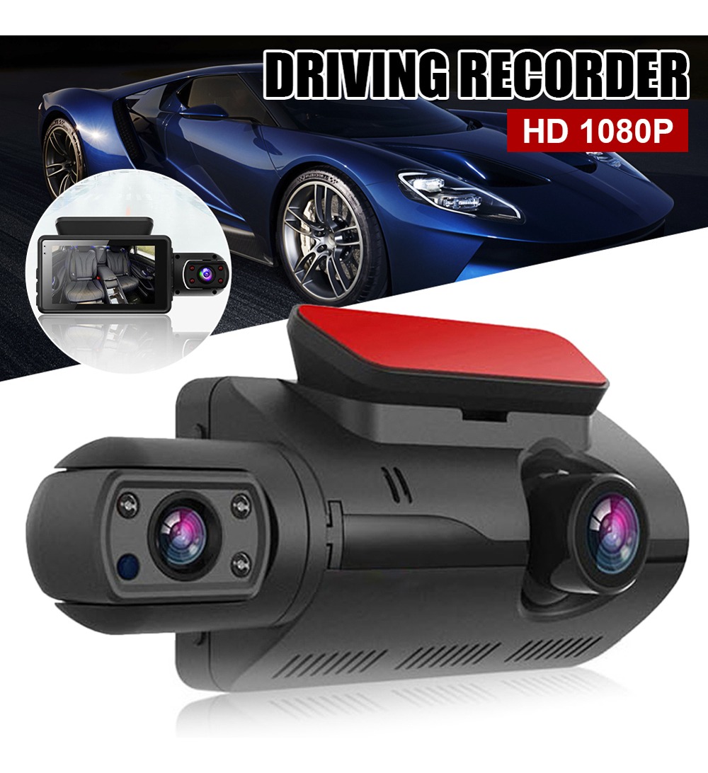 Gravador De Câmera Ips De 3,0 Polegadas Hd1080p Dash Cam