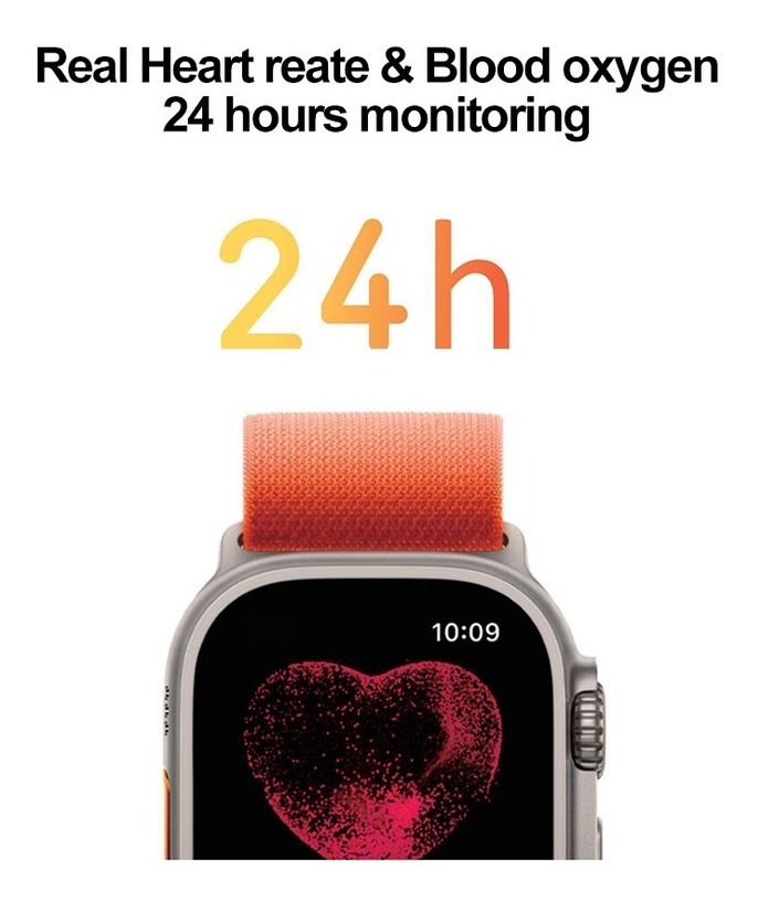 Relógio Inteligente Hello Watch 2 Ultra Série 8 Nfc Compass - Imagem 8