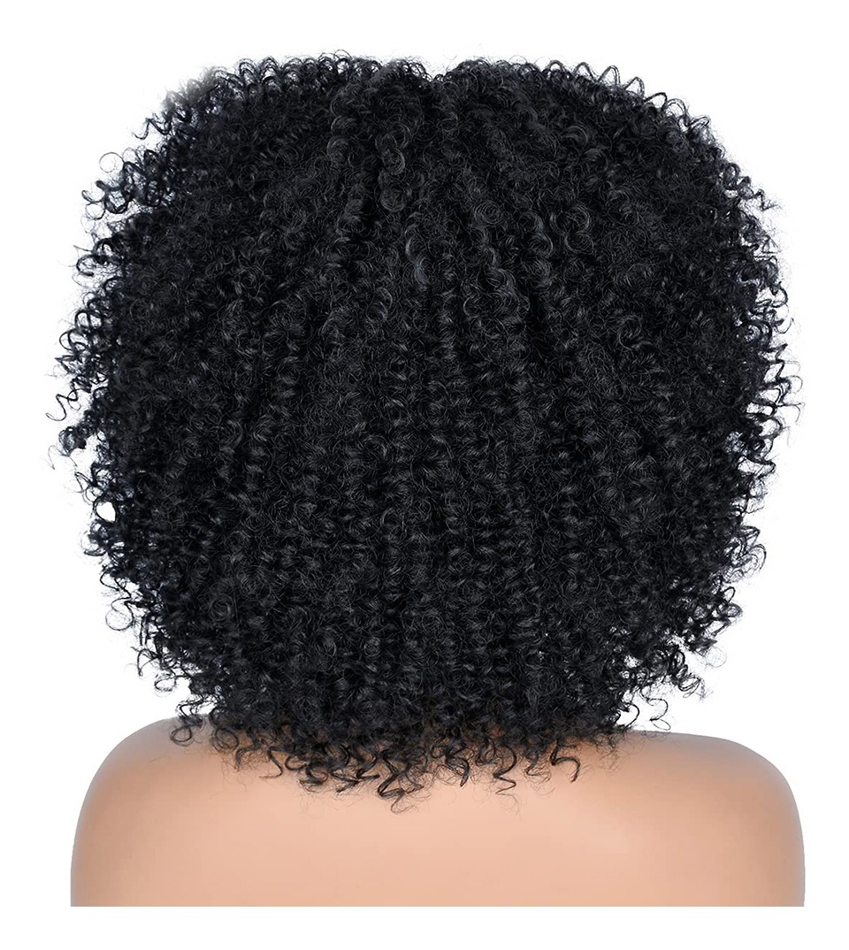 Peruca Peruca Afro Cacheada Para Uso Diario - Imagem 2