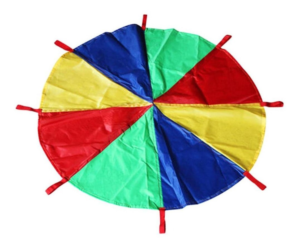 Play Parachute Tent Outdoor Games Atividades 6.5ft - Imagem 2