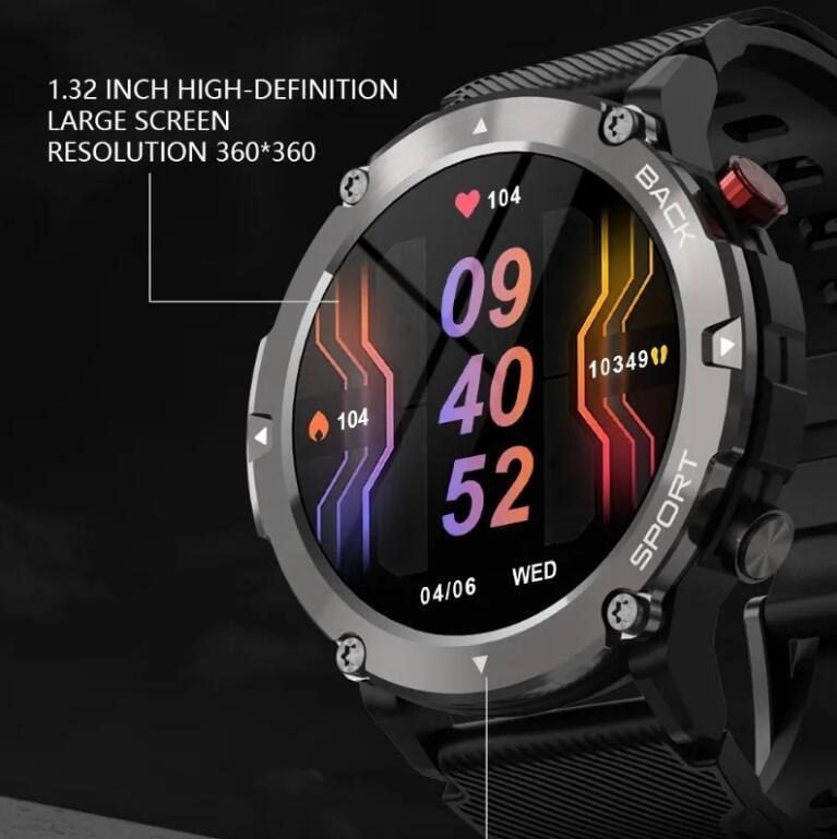 Smartwatch Bluetooth Impermeável Para Esportes Ao A - Imagem 18