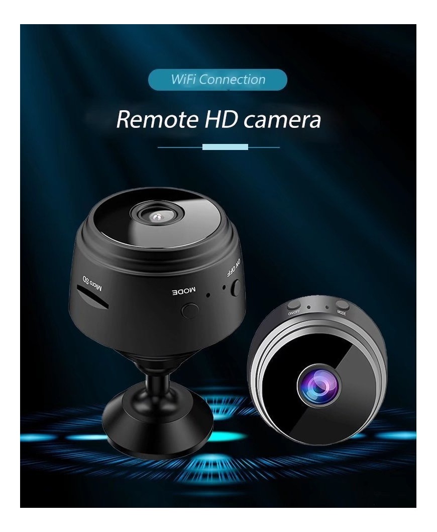 Mini Câmera Escondida Wifi Espiâ Discreta Bateria Espião - Imagem 6