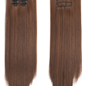 Peruca Real Como O Grampo Longo Do Cabelo De Remy Em Extensõ