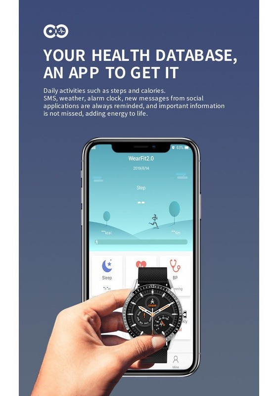 Smartwatch Bluetooth Esportes Saúde Gt2 Call Smart - Imagem 5
