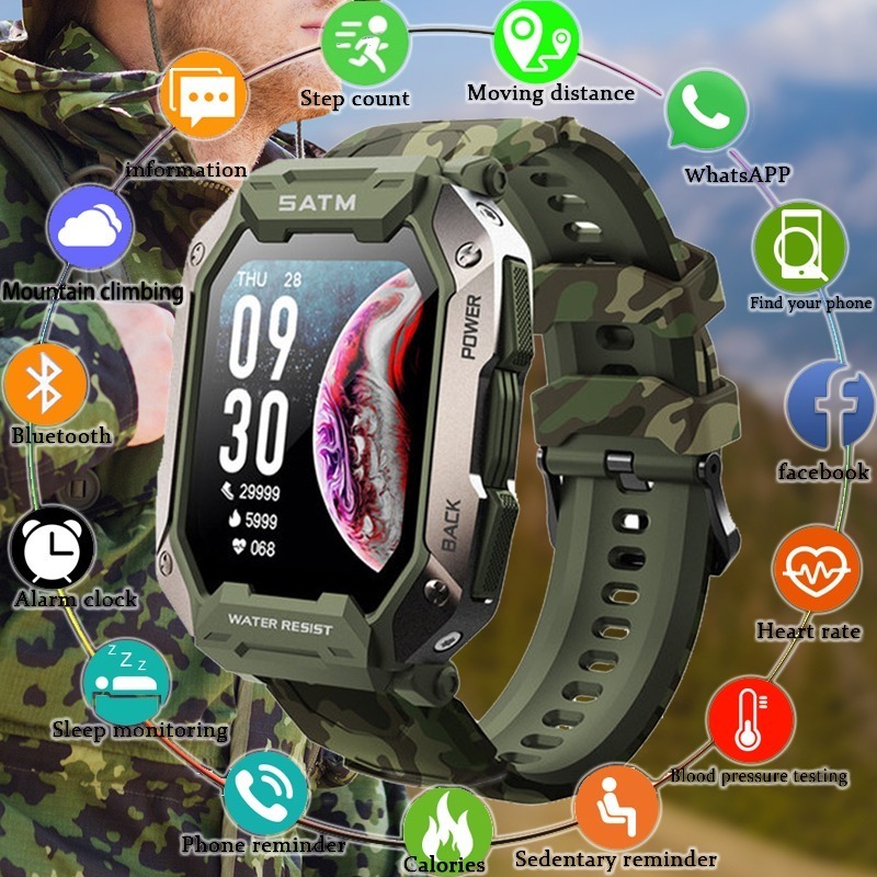 Smartwatch Masculino 1.71 Esportivo Natação Relógio Intelige - Imagem 11