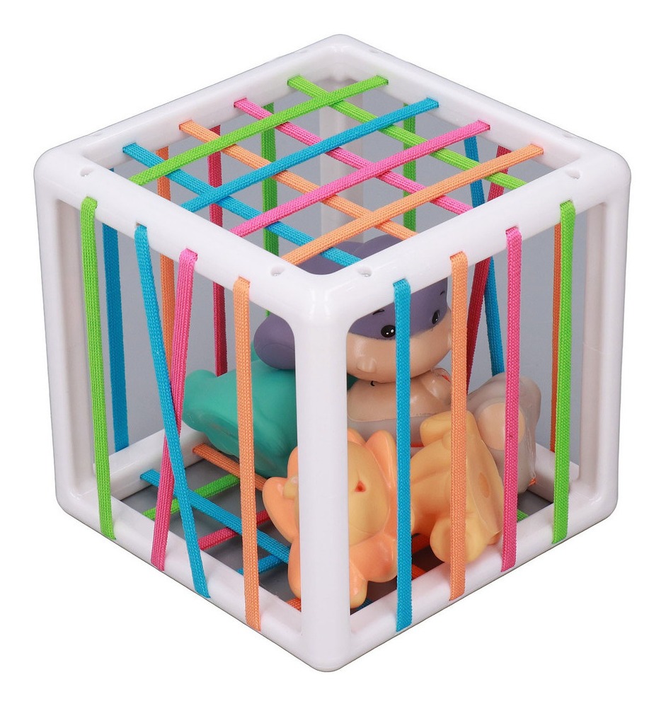 Caixa Sensorial Infantil Brinquedo De Seleção De Forma De Be - Imagem 6