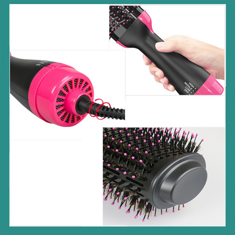 Escova Secadora E Modeladora Cerâmica Soft Escova Alisadora - Imagem 9