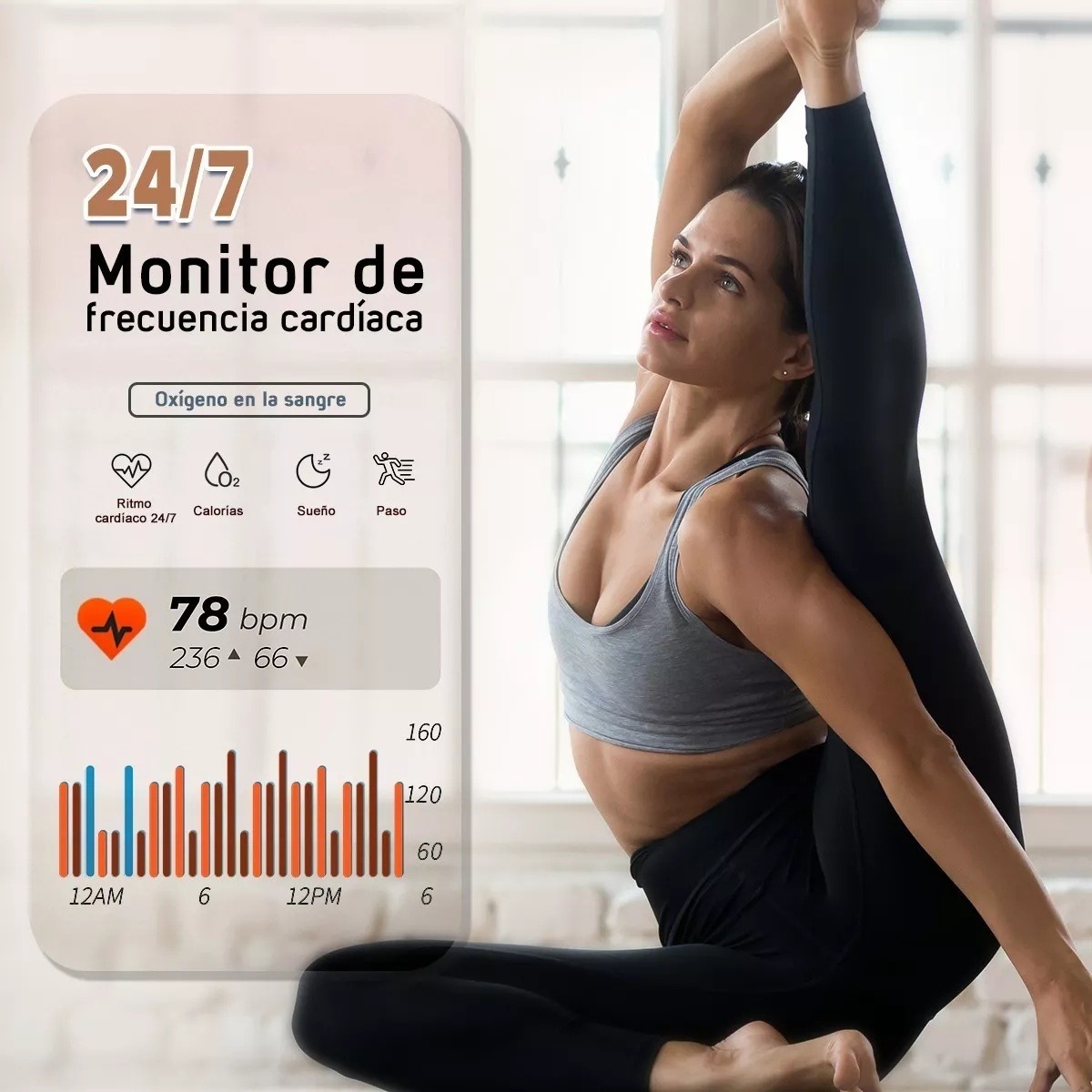 Smartwatch Feminino Smartwatch À Prova D'água - Imagem 7