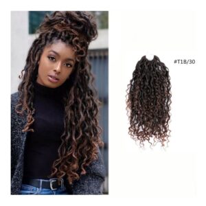 Crochet Cabelo Peruca Tranças Sintéticos Extensão Da Trança