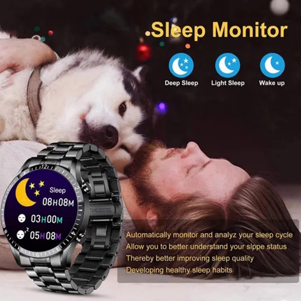 Para O Smartwatch Esportivo Xiaomi Huawei À Prova D - Imagem 9