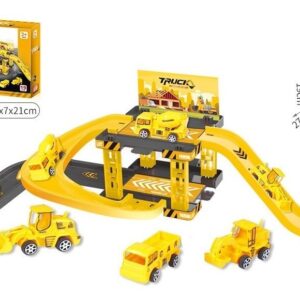 Kit 19 Pista De Carrinhos De Brinquedo Infantil Amarelo