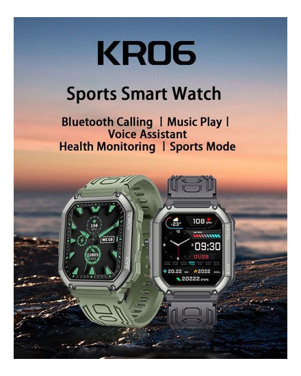 Smartwatch Tático Masculino Para Esportes Militares - Imagem 2