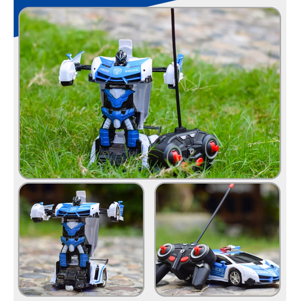 Brinquedo De Transformação Remota De Carro Robô De Controle - Imagem 6