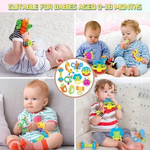 14 Peças De Brinquedos Sensoriais Para Educação Infantil Com - Imagem 6