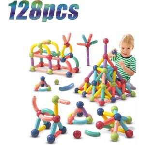 Blocos De Construção Magnéticos Para Meninos E Meninas, Brin