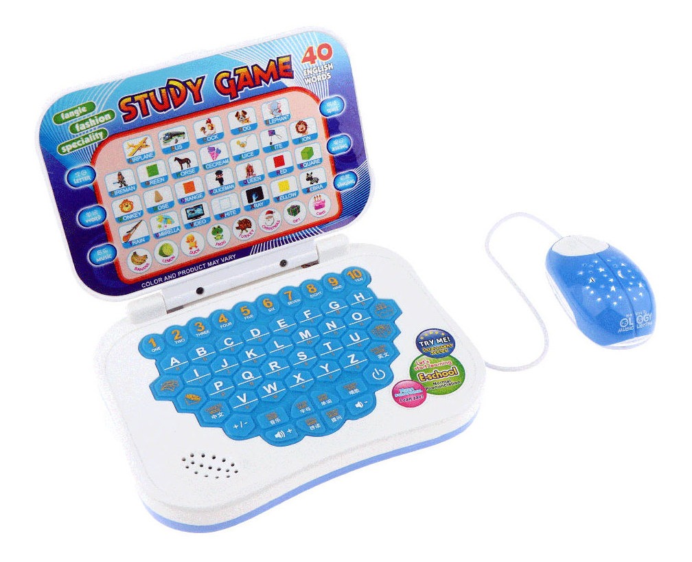 Máquina De Aprendizagem Dos Desenhos Animados Toy Computer L