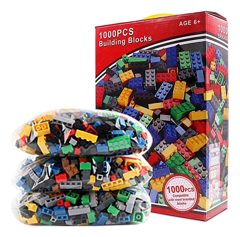 Brinquedo Blocos De Montar Infantil Educativo 1000 Peças - Imagem 2