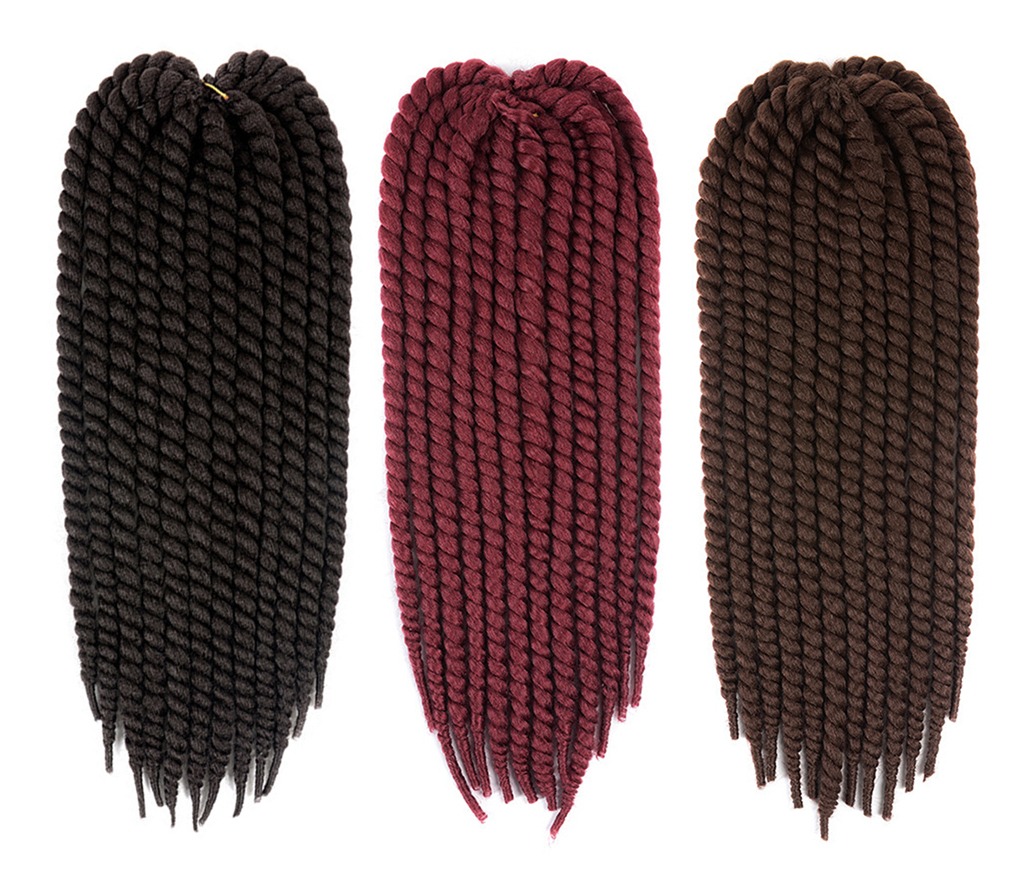 22 Polegadas Primavera Twist Dreadlock Peruca Africano Peruc - Imagem 2