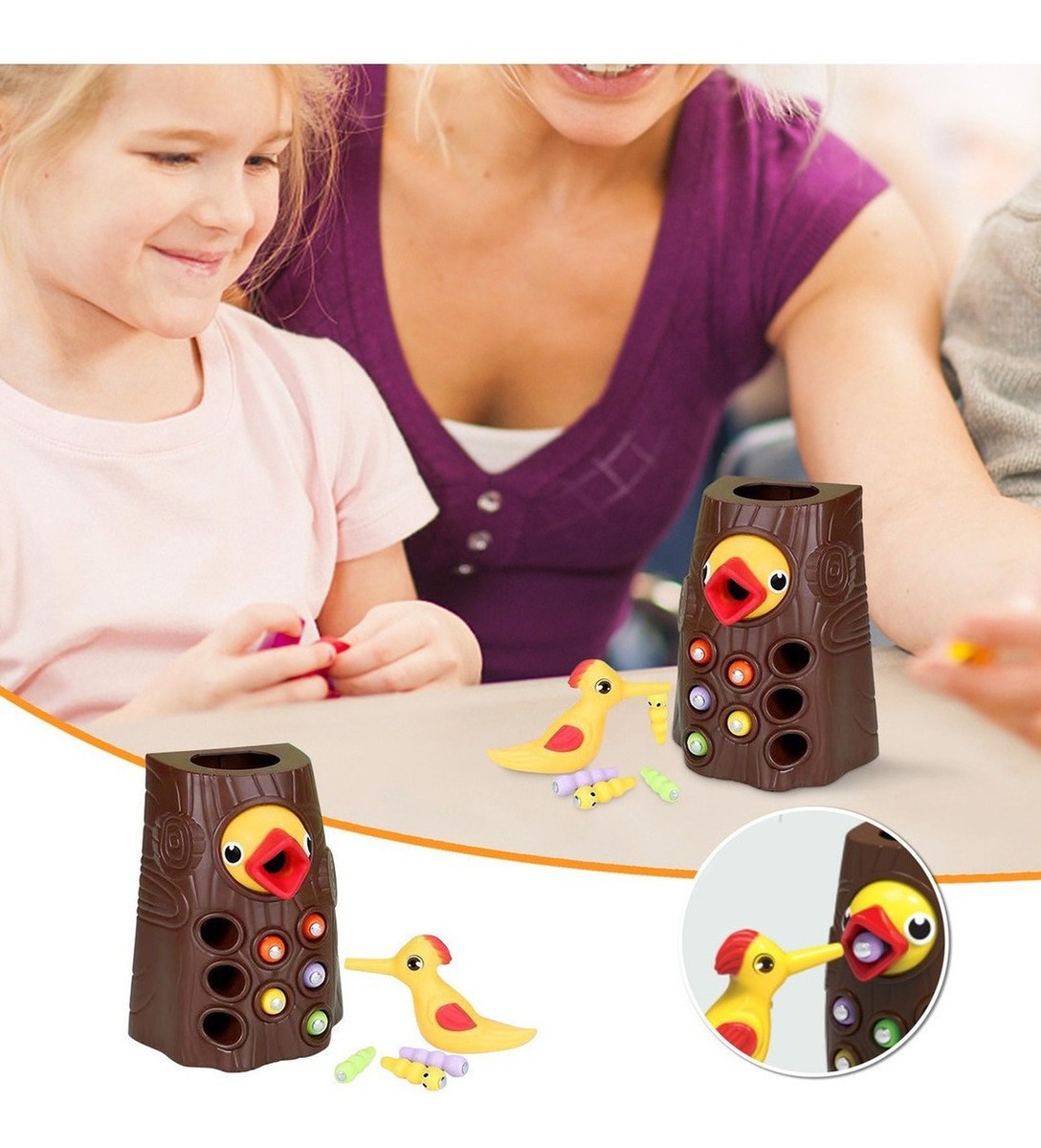 Brinquedos Magnéticos Da Família Do Pica-pau Pegam O Jogo - Imagem 3