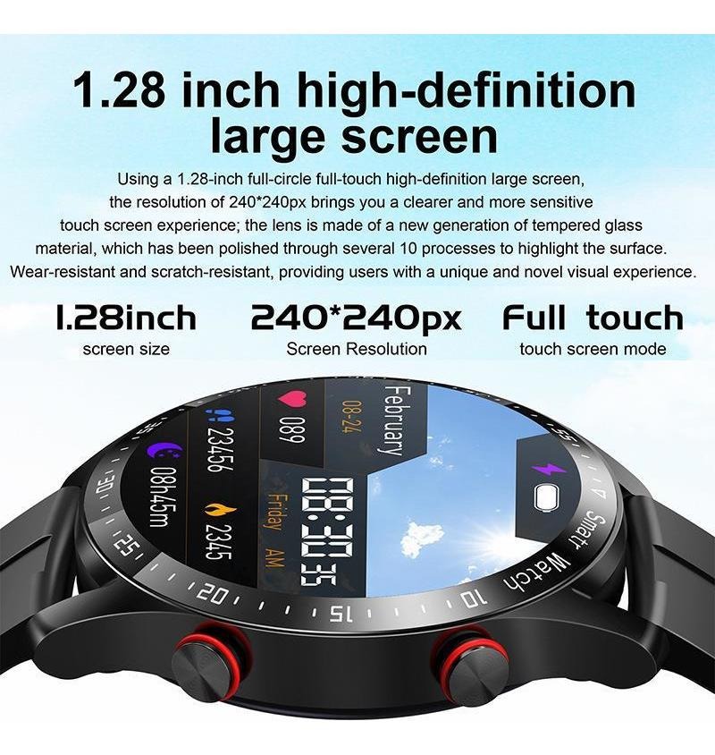 Relógio Inteligente Hw20 Ecg+ppg Bluetooth Call Relógio Impe - Imagem 3