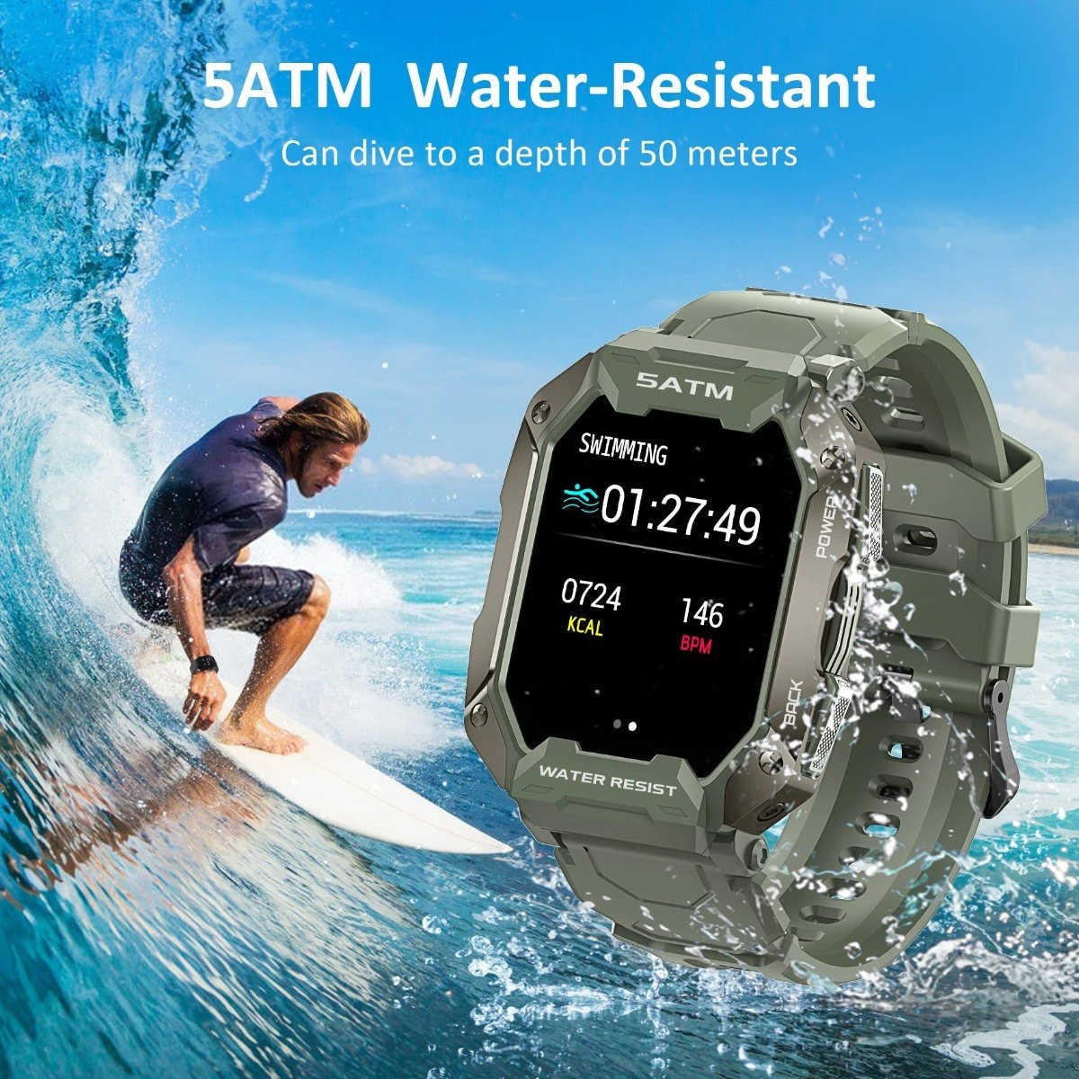 Fitness Tracker Smartwatch Para Homens - Imagem 16