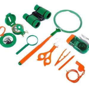 Kit Brinquedos Criança Para Explorar Escoteiro Acampar