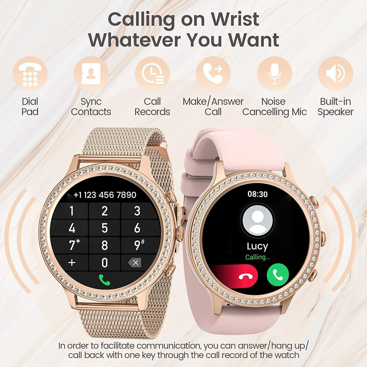 Relógios Inteligentes Para Mulheres Fitness Tracker - Imagem 2