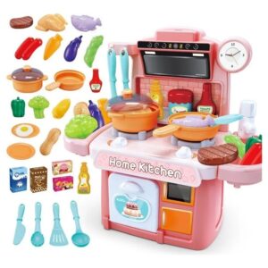 Cozinha Infantil Para Meninas Com Luz, Som E Água