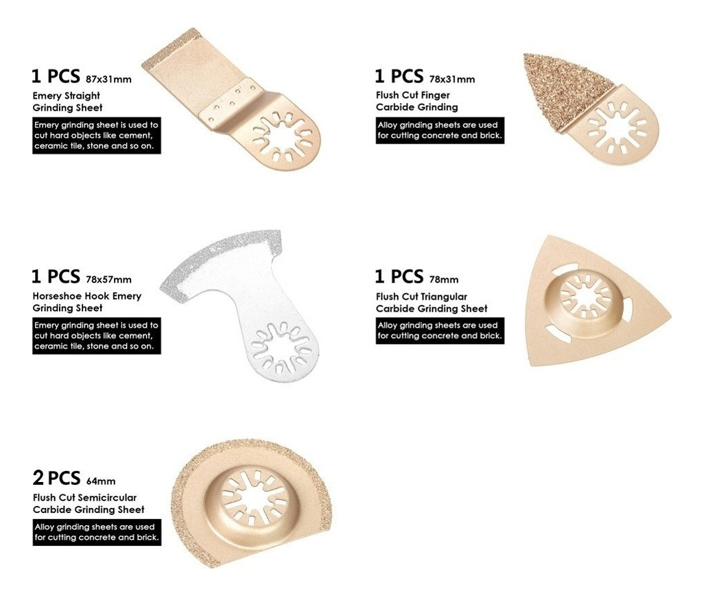 Gift Kit Lâmina Serra Oscilante 6 Pcs - Imagem 4