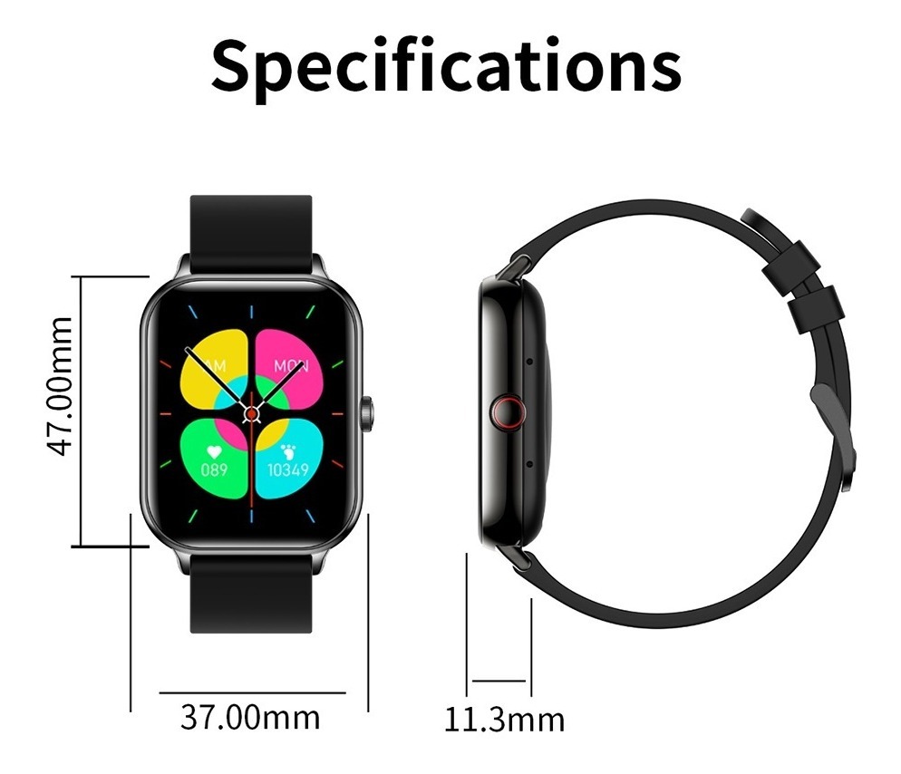 Relógio Inteligente Smatwatch Ku6 De 1,91 Polegadas Com Nfc - Imagem 2