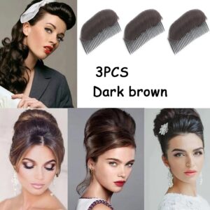 3pcs Invisible Fluffy Hair Aumenta O Volume Do Cabelo Peruca